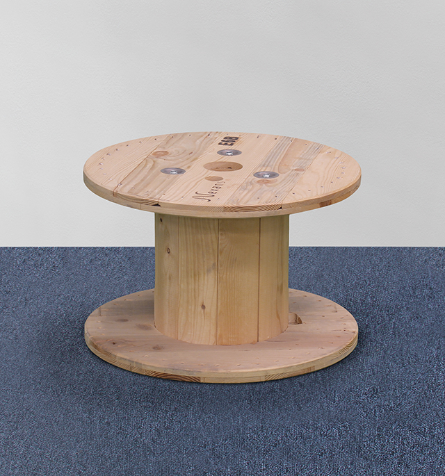 Loungetisch rund Holz
